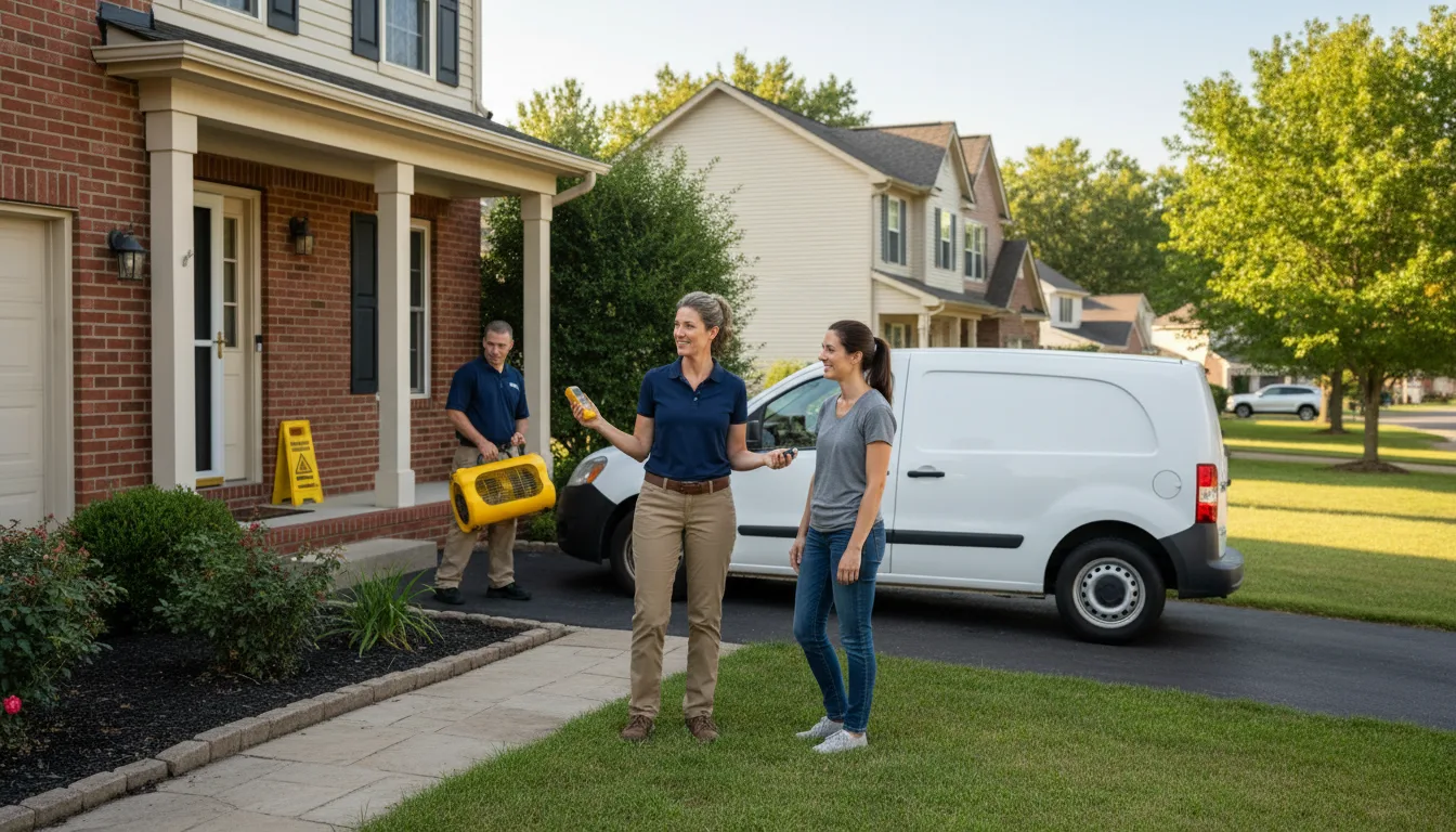 Water restoration image for Dehumidification And Cleanup Services in Pottersville, NJ